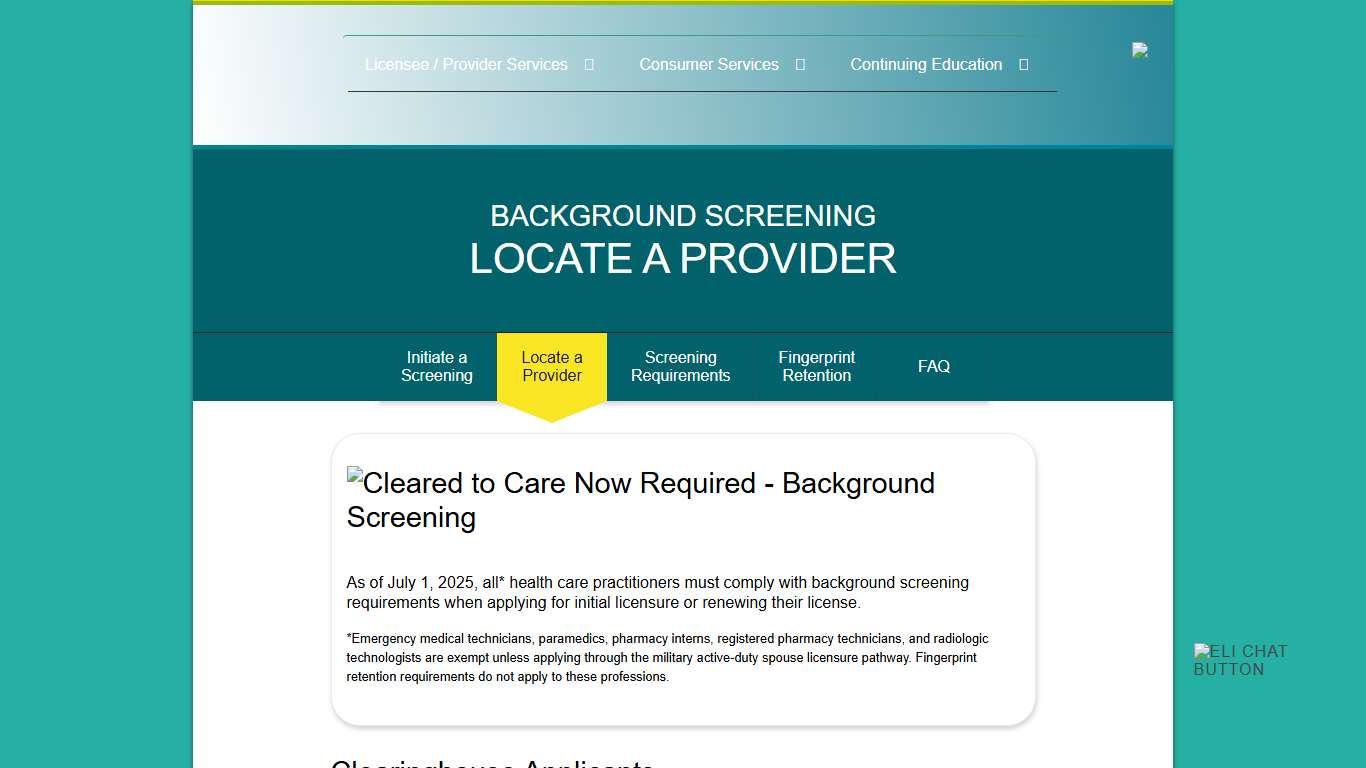 Locate a Provider - FL HealthSource • Health Care Resources for Consumers & Providers